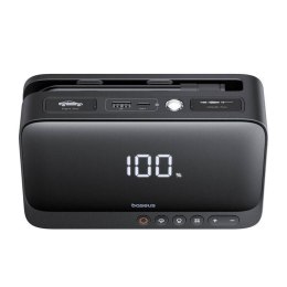 Baseus Super Energy BS-CH013 4in1 - urządzenie do rozruchu silnika z latarką, powerbankiem 6000mAh, kompresorem (czarny)