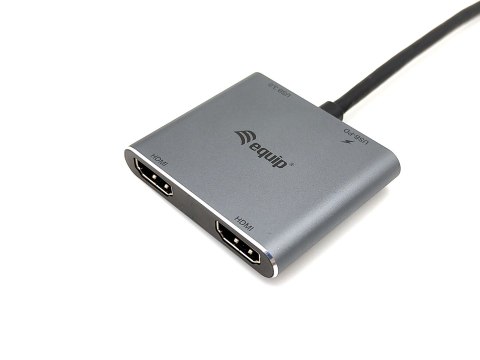 Equip 133484 stacja dokująca USB 3.2 Gen 1 (3.1 Gen 1) Type-C Srebrny