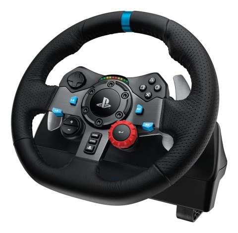 Logitech G 991-000539 kontroler gier Aluminium, Czarny USB Kierownica + pedały + zestaw słuchawkowy PC, PlayStation 4, PlayStati