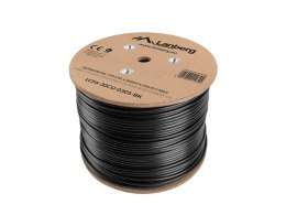 Kabel Lanberg LCF6-30CU-0305-BK sieciowy Czarny 305m Cat6