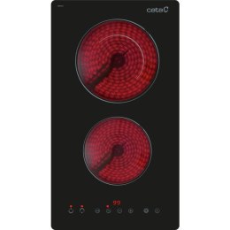 CATA TD 3002 BK Czarny Wbudowany 29 cm Ceramiczna 2 stref(y)