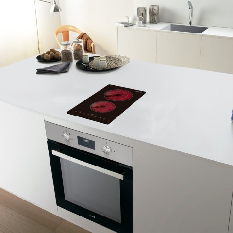 CATA TD 3002 BK Czarny Wbudowany 29 cm Ceramiczna 2 stref(y)