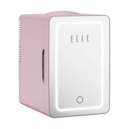 Mini lodówka z lusterkiem do makijażu LED ELLE Home ESDAFX08PUEU 8L fioletowa
