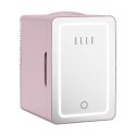 Mini lodówka z lusterkiem do makijażu LED ELLE Home ESDAF01PUEU 6L fioletowa