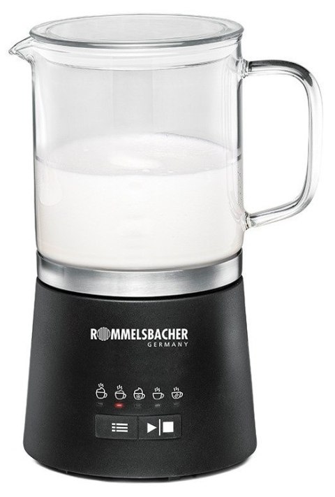 Rommelsbacher MS 625 spieniacz / podgrzewacz do mleka Automatyczny spieniacz/podgrzewacz do mleka Czarny, Stal nierdzewna
