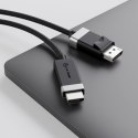 ALOGIC FUDPHD2-SGR adapter kablowy 2 m DisplayPort HDMI Czarny, Szary