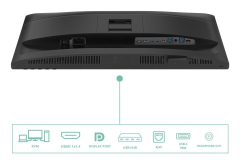 AOC 24P4CV monitor komputerowy 60,5 cm (23.8") 1920 x 1080 px Full HD LED Czarny