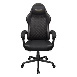 COUGAR CGR-FXF-GLB Uniwersalny fotel dla gracza Obite siedzisko Czarny, Złoto