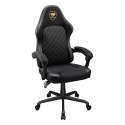 COUGAR CGR-FXF-GLB Uniwersalny fotel dla gracza Obite siedzisko Czarny, Złoto
