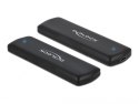 DeLOCK Obudowa zewnętrzna USB Type-C na M.2 NVMe PCIe lub SATA SSD - Beznarzędziowa