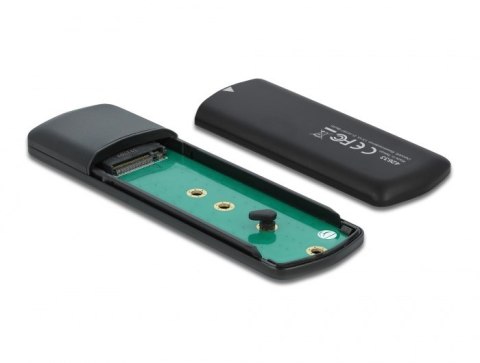 DeLOCK Obudowa zewnętrzna USB Type-C na M.2 NVMe PCIe lub SATA SSD - Beznarzędziowa