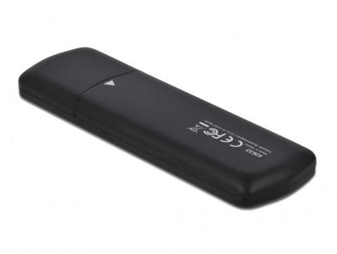 DeLOCK Obudowa zewnętrzna USB Type-C na M.2 NVMe PCIe lub SATA SSD - Beznarzędziowa