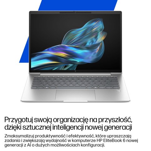 HP EliteBook 6 G1a Next Gen AI PC Copilot+ PC AMD Ryzen AI 5 340 Laptop 35,6 cm (14") WUXGA 16 GB DDR5-SDRAM 512 GB SSD Wi-Fi 6E