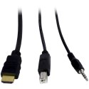Inter-Tech AS-21HA HDMI przełącznik KVM Czarny