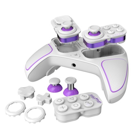 PDP 052-002-WH kontroler gier Fioletowy, Biały RF/USB Gamepad Analogowa/Cyfrowa PC, PlayStation 4, PlayStation 5