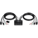 Trendnet TK-220DPI przełącznik KVM Czarny