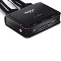 Trendnet TK-220DPI przełącznik KVM Czarny