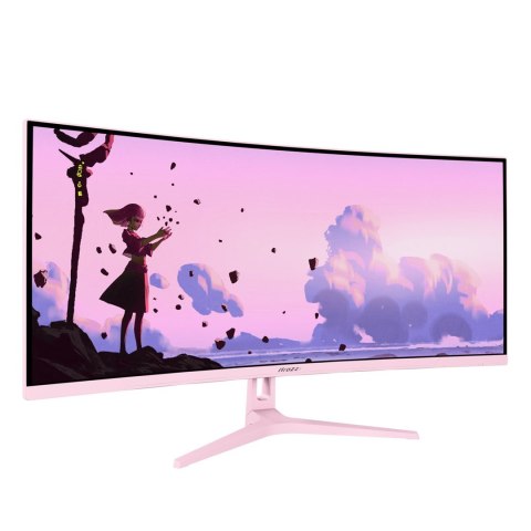 Arozzi Nova 34" Curved monitor komputerowy 86,4 cm (34") 3440 x 1440 px 4K Ultra HD LED Różowy