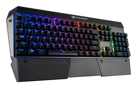 COUGAR CGR-Attack-X3-RGB klawiatura Gaming USB QWERTY Angielski Czarny