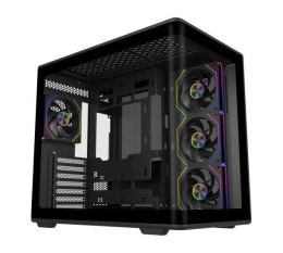 Cooler Master Elite 600 Tower Czarny, Przezroczysty