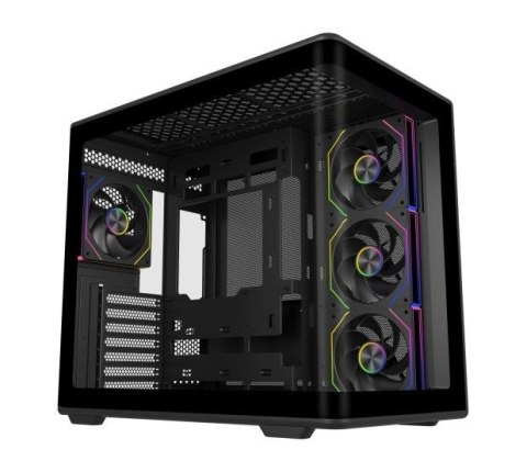 Cooler Master Elite 600 Tower Czarny, Przezroczysty