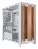 Corsair FRAME 5000D WOOD RS Midi Tower Orzech włoski, Biały