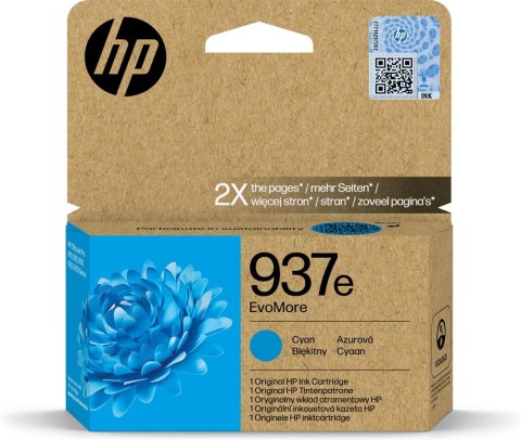 HP 937E EVOMORE CYAN/EN/DE/PL/CZ INK CARTRIDGE