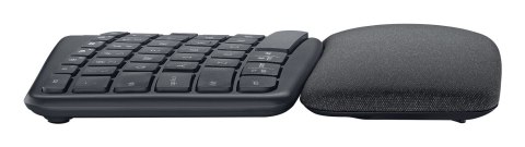 Logitech ERGO K860 for Business klawiatura Biuro Bluetooth Niemiecki Grafitowy