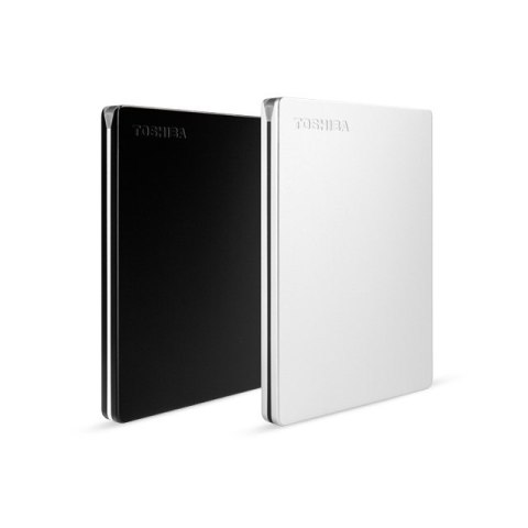 Dysk zewnętrzny Toshiba Canvio Slim 2TB 2.5" Micro-USB B 3.2 Gen 1 (3.1 Gen 1) Srebrny