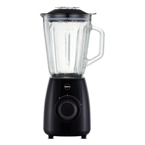 ELDOM BLENDER KIELICHOWY BK6 NOXAR 100W CZARNY 22000 OBR/NIN KIELICH 1,8 L ZE SZKŁA HARTOWANEGO DWA POZIOMY RĘDKOŚCI + PULSE