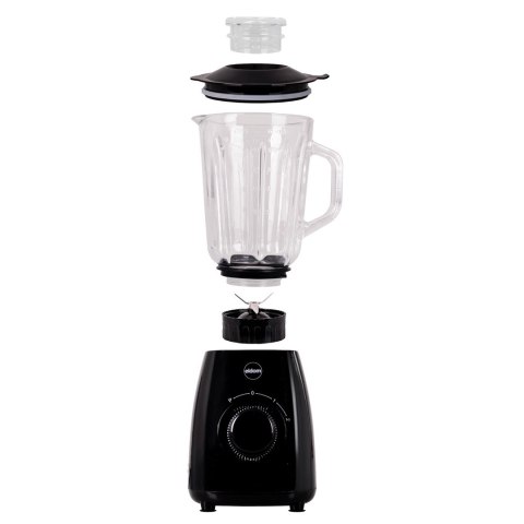 ELDOM BLENDER KIELICHOWY BK6 NOXAR 100W CZARNY 22000 OBR/NIN KIELICH 1,8 L ZE SZKŁA HARTOWANEGO DWA POZIOMY RĘDKOŚCI + PULSE