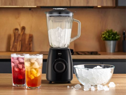 ELDOM BLENDER KIELICHOWY BK6 NOXAR 100W CZARNY 22000 OBR/NIN KIELICH 1,8 L ZE SZKŁA HARTOWANEGO DWA POZIOMY RĘDKOŚCI + PULSE