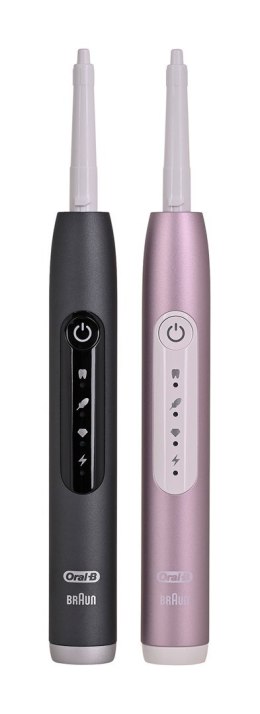 Szczoteczka elektryczna BRAUN Pulsonic Slim Luxe 4900 srebrno/różowa z 2 uchwytami