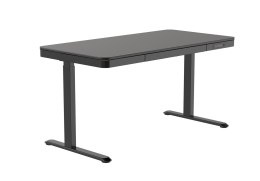 Activejet Biurko z elektryczną regulacją wysokości ET119S czarny. Wymiar blatu 120x60 cm.