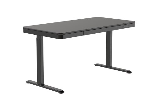 Activejet Biurko z elektryczną regulacją wysokości ET119S czarny. Wymiar blatu 120x60 cm.