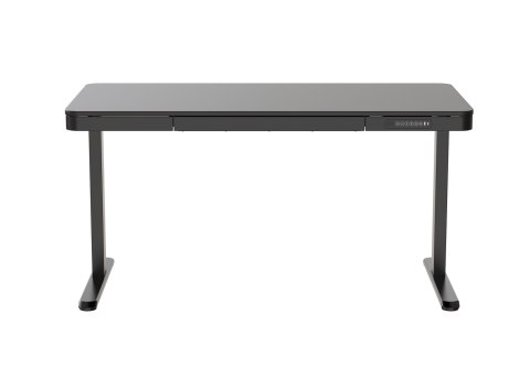 Activejet Biurko z elektryczną regulacją wysokości ET119S czarny. Wymiar blatu 120x60 cm.