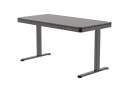 Activejet Biurko z elektryczną regulacją wysokości ET119S czarny. Wymiar blatu 120x60 cm.
