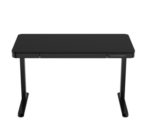 Activejet Biurko z elektryczną regulacją wysokości ET119S czarny. Wymiar blatu 120x60 cm.