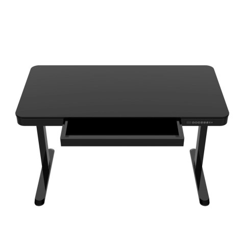 Activejet Biurko z elektryczną regulacją wysokości ET119S czarny. Wymiar blatu 120x60 cm.