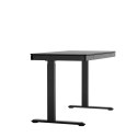 Activejet Biurko z elektryczną regulacją wysokości ET119S czarny. Wymiar blatu 120x60 cm.