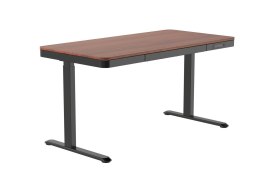 Activejet Biurko z elektryczną regulacją wysokości ET119S czarny/orzech.. Wymiar blatu 120x60 cm.