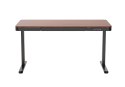 Activejet Biurko z elektryczną regulacją wysokości ET119S czarny/orzech.. Wymiar blatu 120x60 cm.