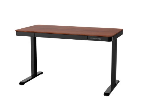 Activejet Biurko z elektryczną regulacją wysokości ET119S czarny/orzech.. Wymiar blatu 120x60 cm.