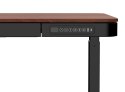 Activejet Biurko z elektryczną regulacją wysokości ET119S czarny/orzech.. Wymiar blatu 120x60 cm.