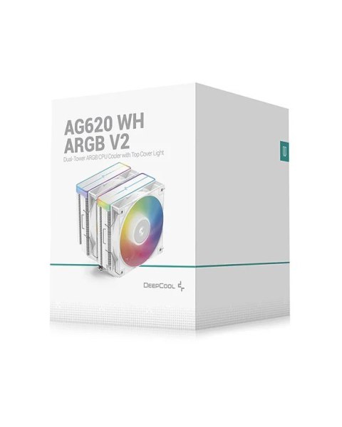Chłodzenie DeepCool AG620 WH ARGB V2