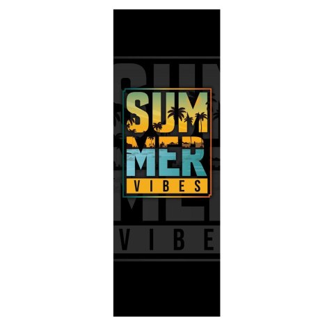 GREENBLUE LEŻAK KLASYCZNY BUKOWY WZÓR NADRUKU SUMMER VIBES GB183 SUMMER VIBES