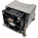 Inter-Tech Q-5 Procesor Radiator 6 cm Czarny, Srebrny 1 szt.