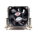 Inter-Tech Q-5 Procesor Radiator 6 cm Czarny, Srebrny 1 szt.