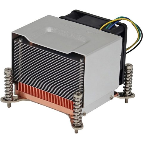 Inter-Tech Q-5 Procesor Radiator 6 cm Czarny, Srebrny 1 szt.