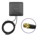 Qoltec Antena 4G LTE DUAL MIMO booster 35dBi 50W 2xSMA męski (57041)